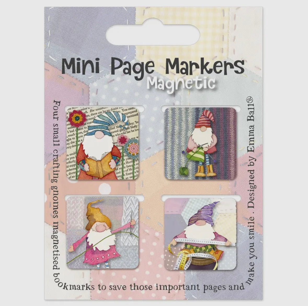 CRAFTING GNOMES MINI PAGE MARKERS MAGNETIC-EMMA BALL