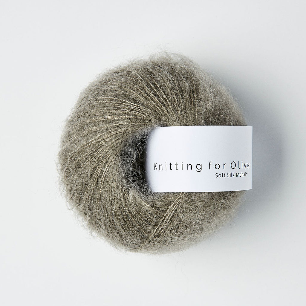 Knitting for Olive Soft Silk Mohair - DUSTY MOOSE
