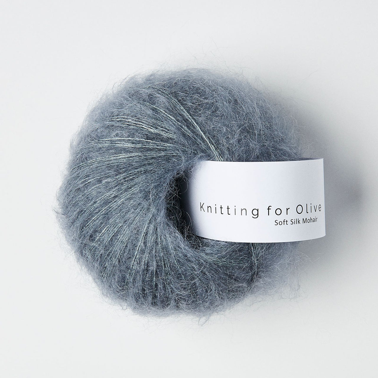 Knitting for Olive Soft Silk Mohair - DUSTY PETROLEUM BLUE