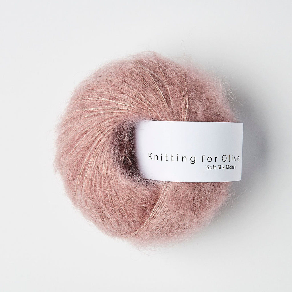 Knitting for Olive Soft Silk Mohair - DUSTY ROSE
