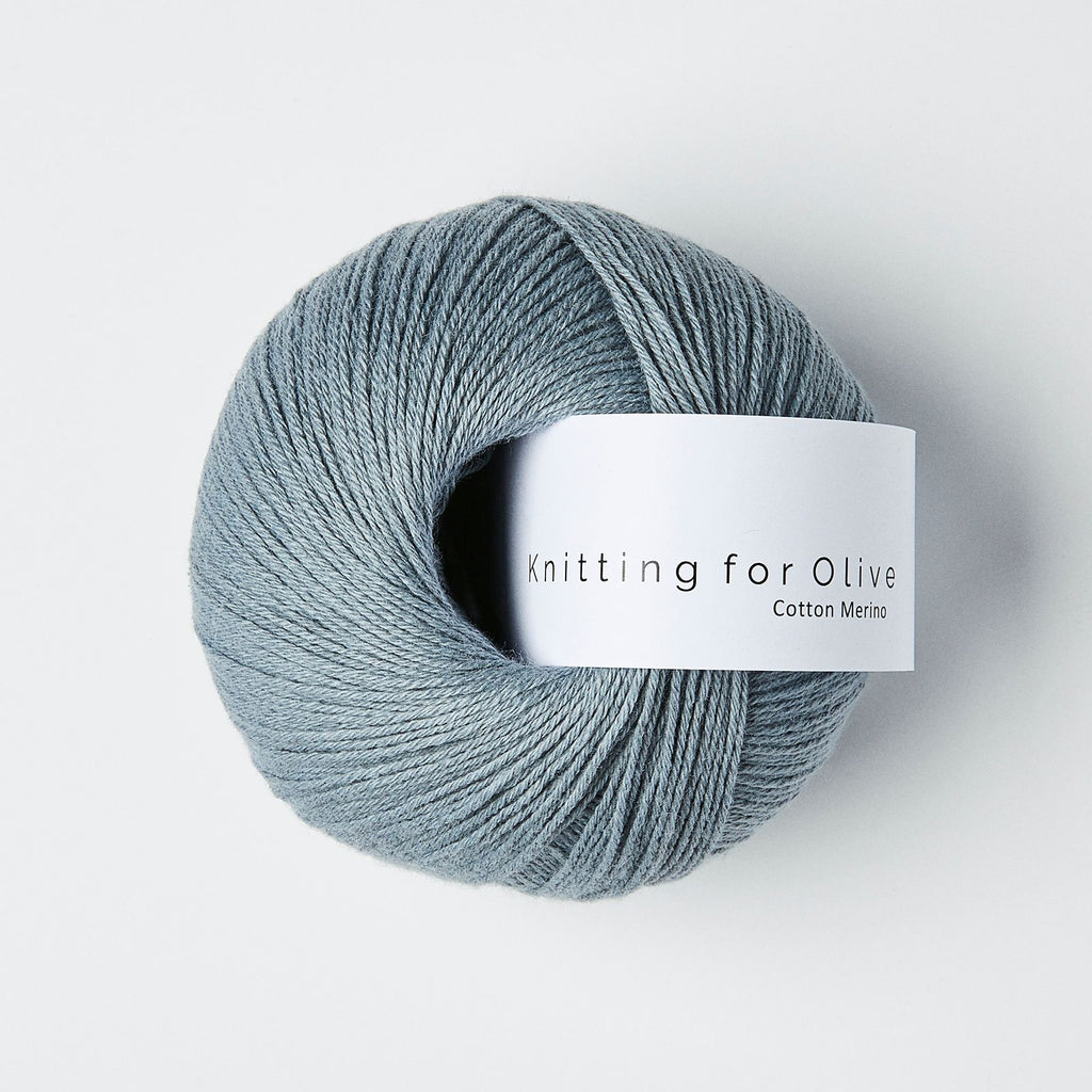 Knitting for Olive Cotton Merino - ELEPHANT BLUE