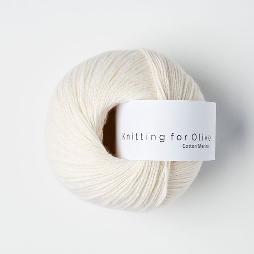 Knitting for Olive Cotton Merino - NATURAL WHITE