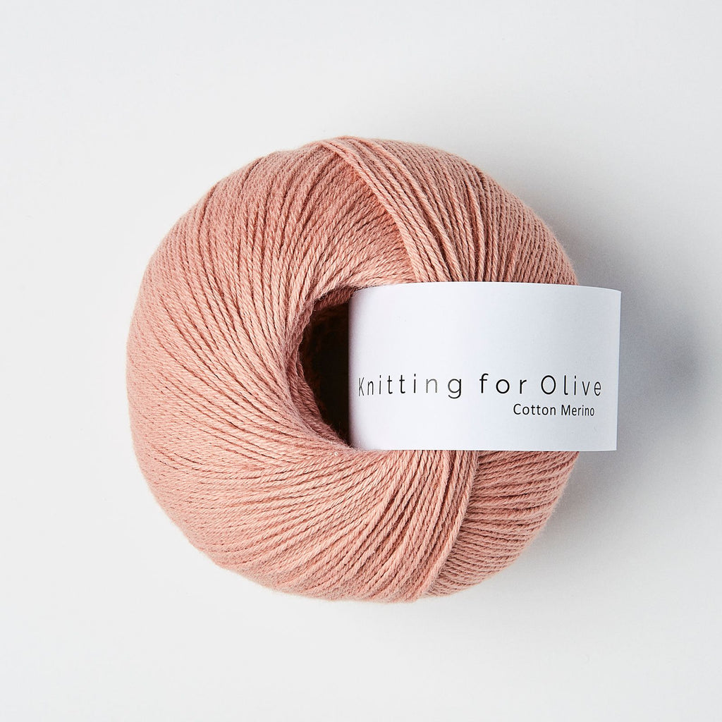 Knitting for Olive Cotton Merino - RHUBARB ROSE