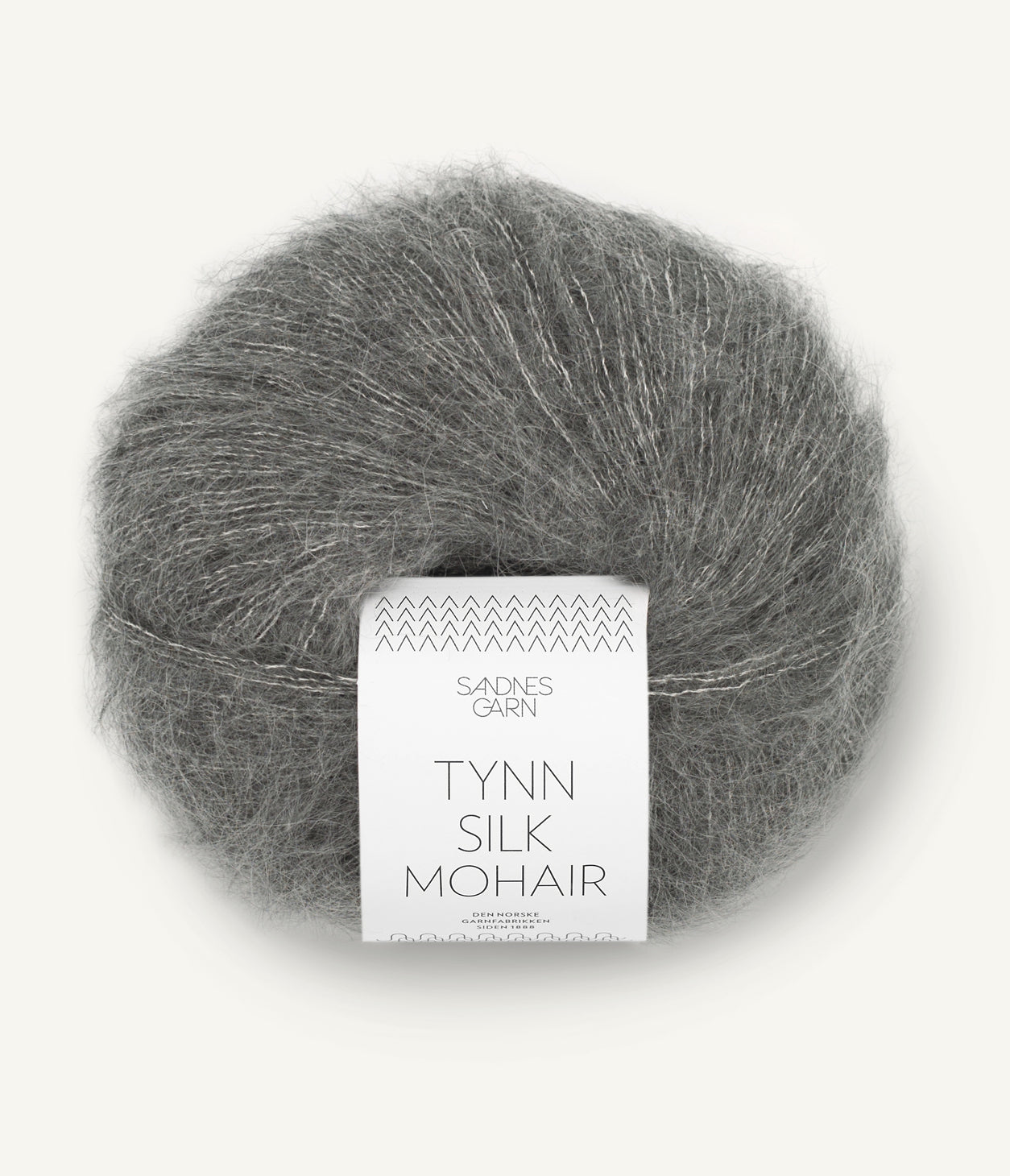 SANDNES GARN TYNN SILK MOHAIR 1053 DARK GREY HEATHER