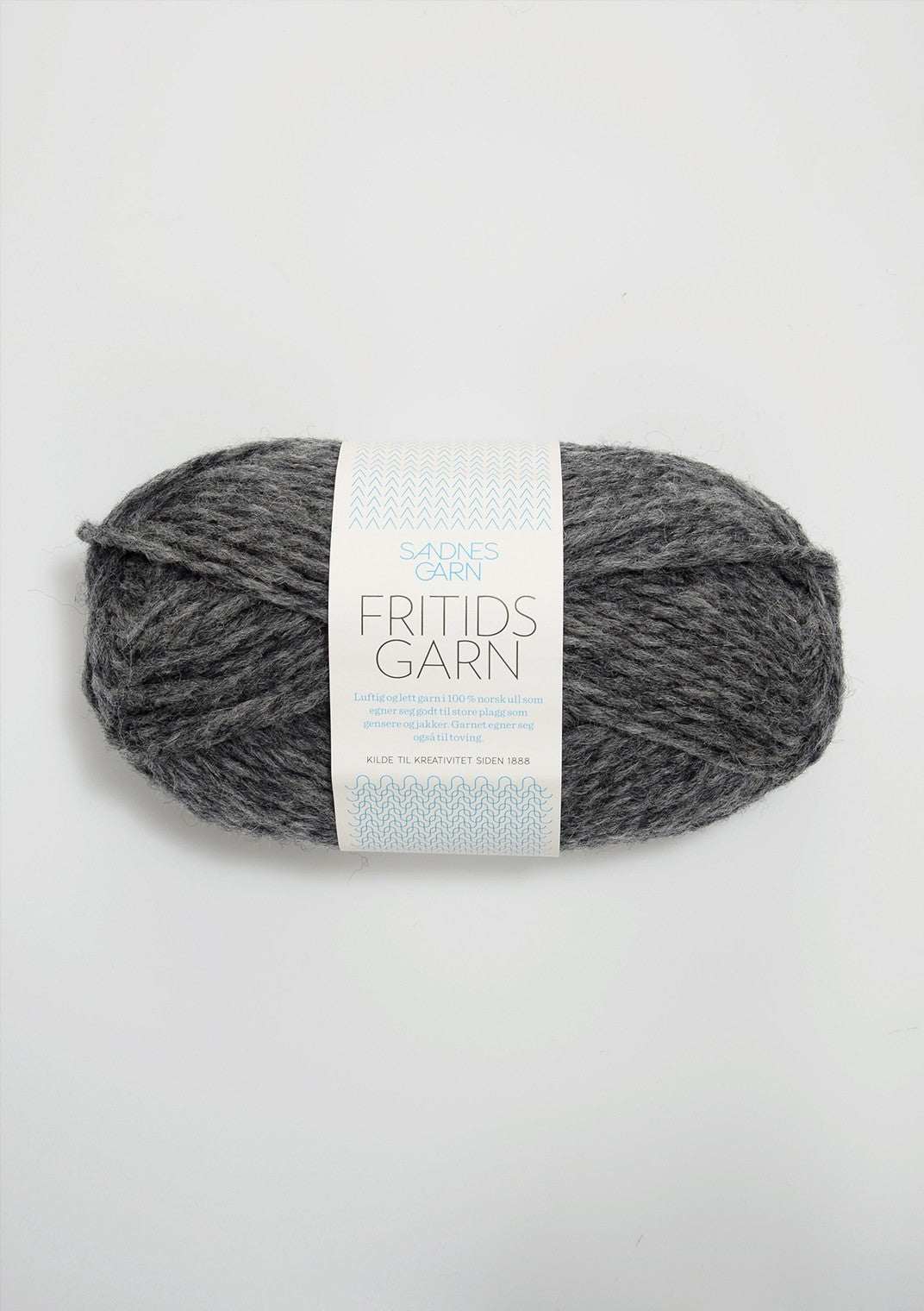 FRITIDSGARN 1055 DK GRAY HEATHER