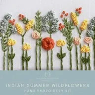 WILDFLOWERS INDIAN SUMMER EMBROIDERY