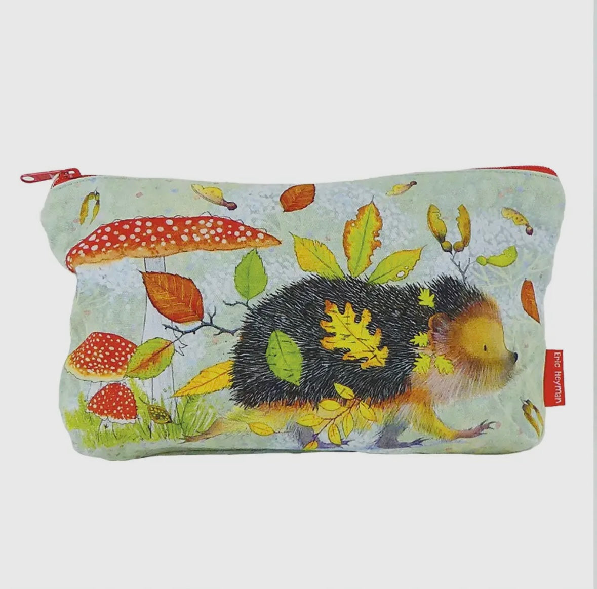 HEDGEHOG ZIPPED POUCH - Emma Ball
