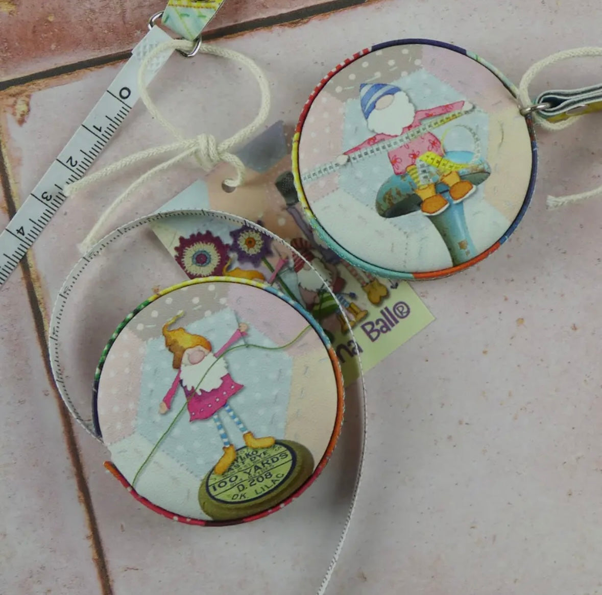 CRAFTING GNOMES TAPE MEASURE-EMMA BALL