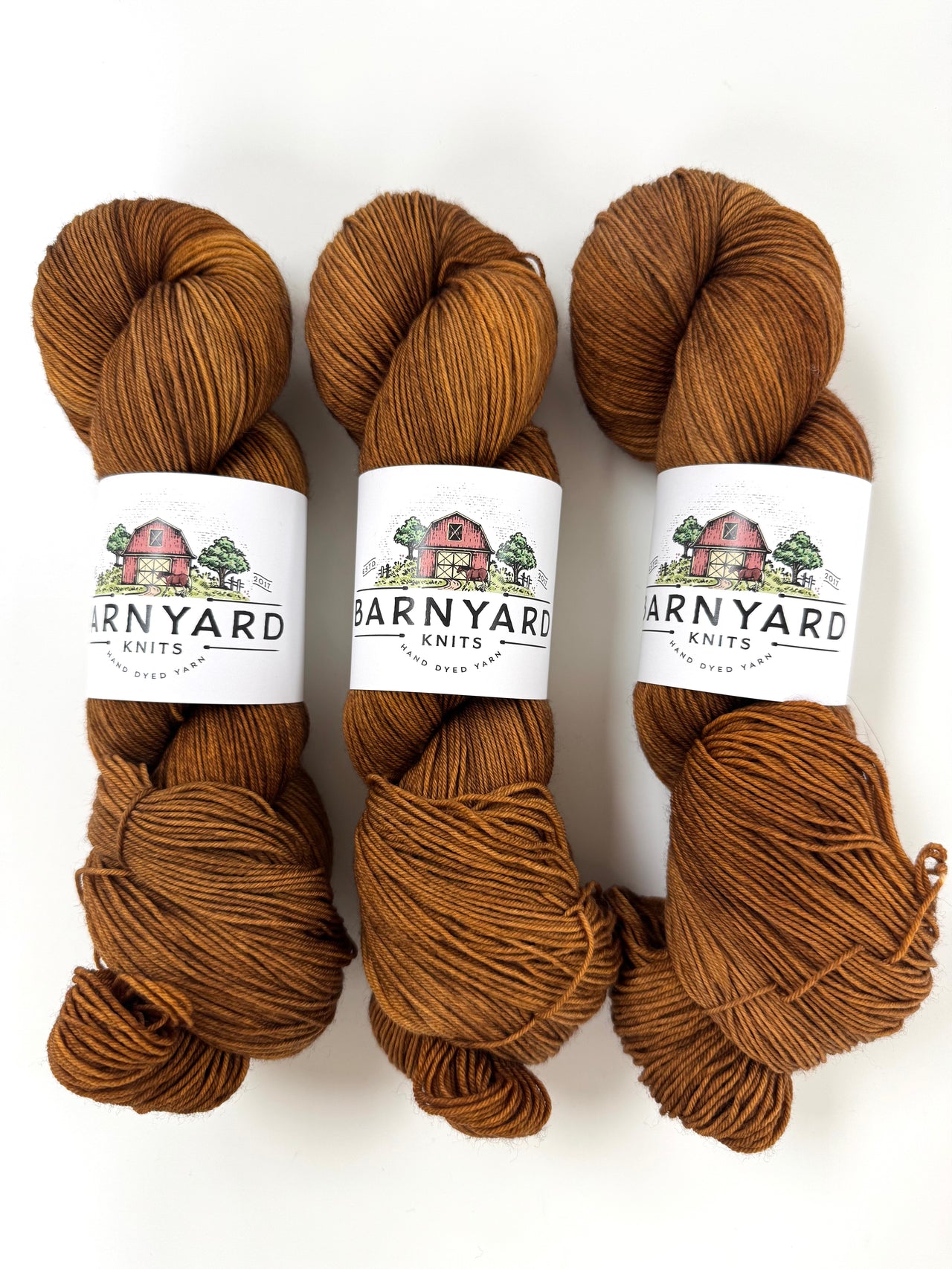 COGNAC SOCK/FINGERING TONAL