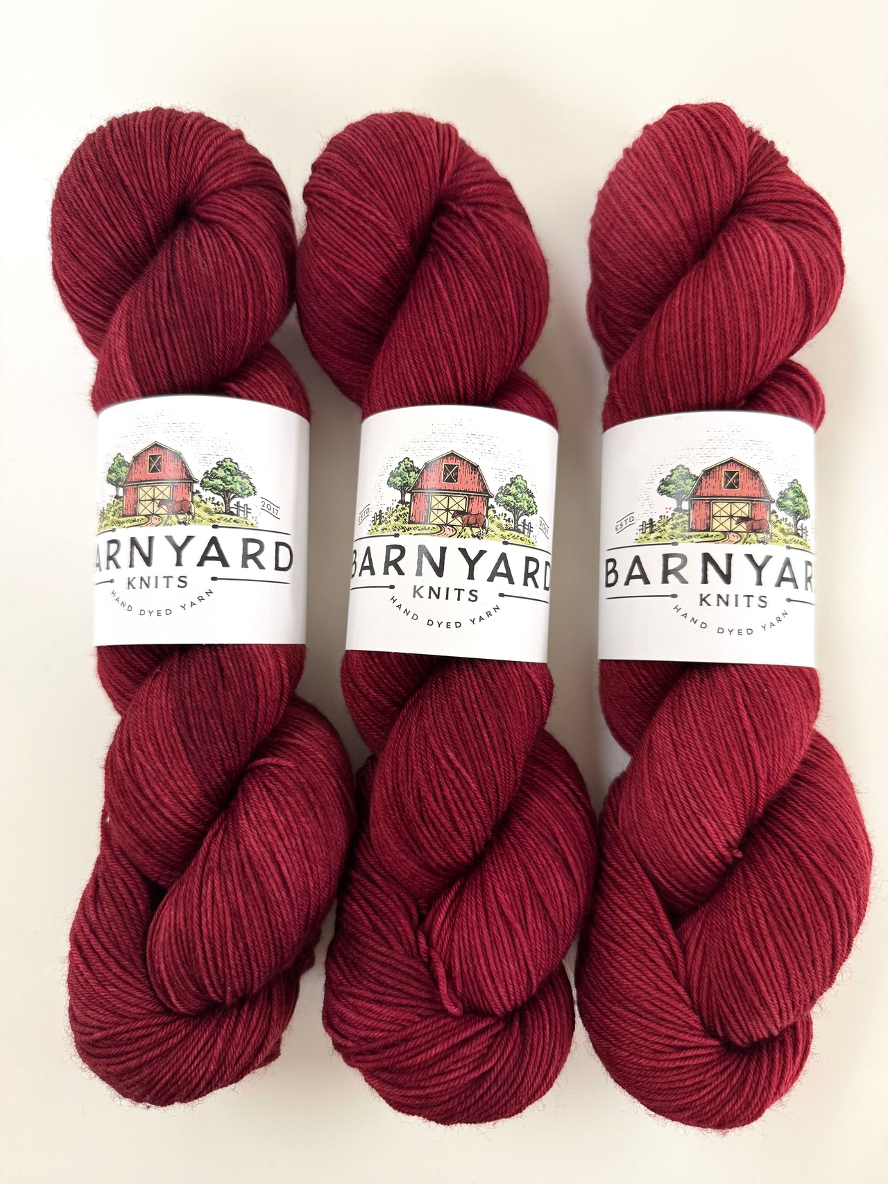 CRANBERRY SOCK/FINGERING TONAL