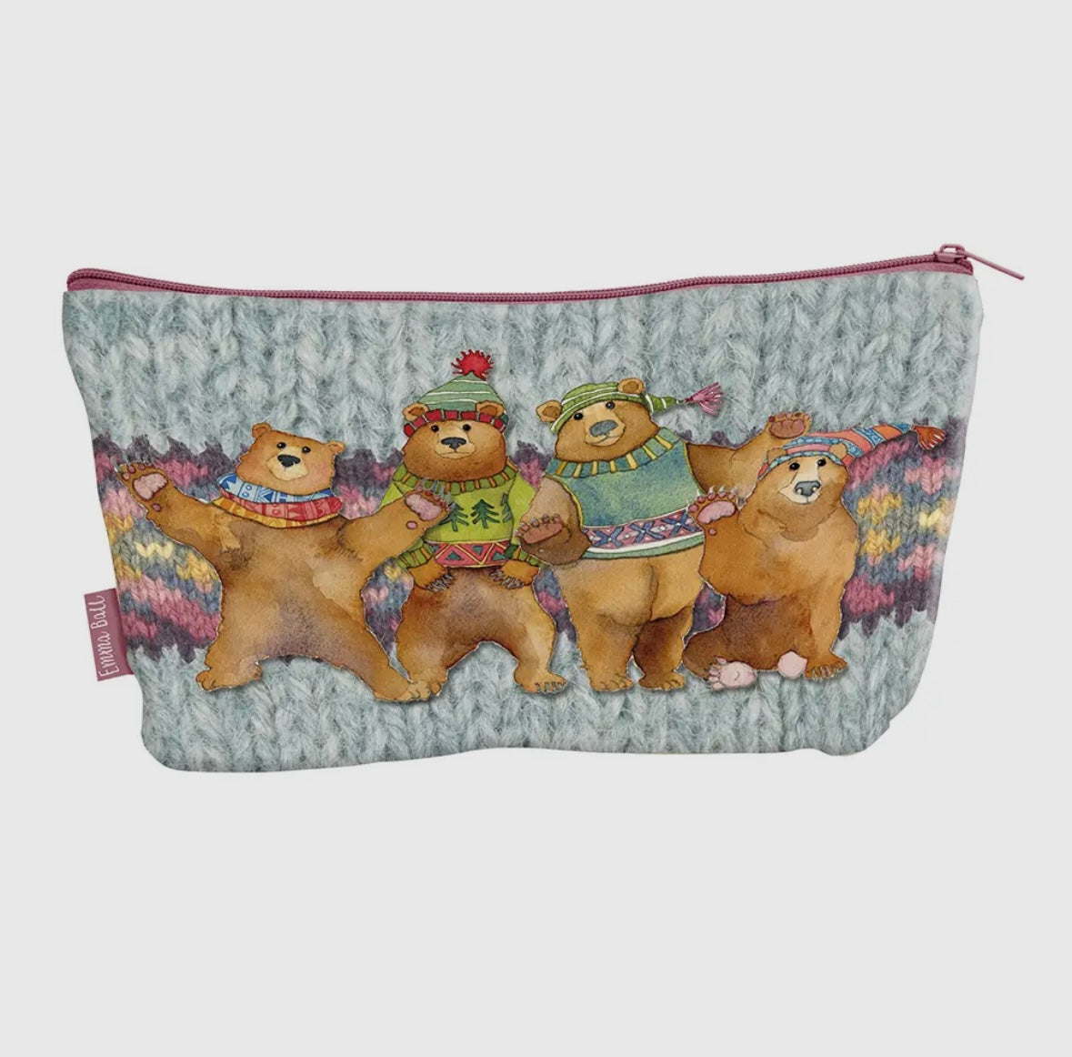 WOOLLY BEARS POUCH - Emma Ball