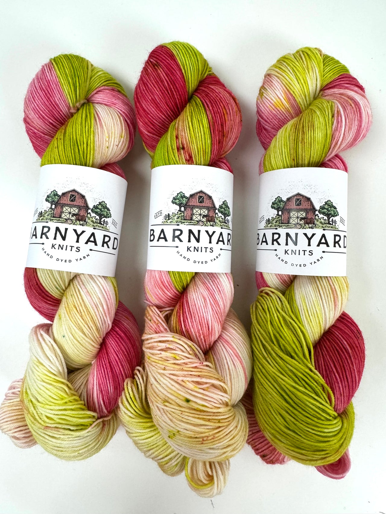 WATERMELON SLICES SOCK/FINGERING