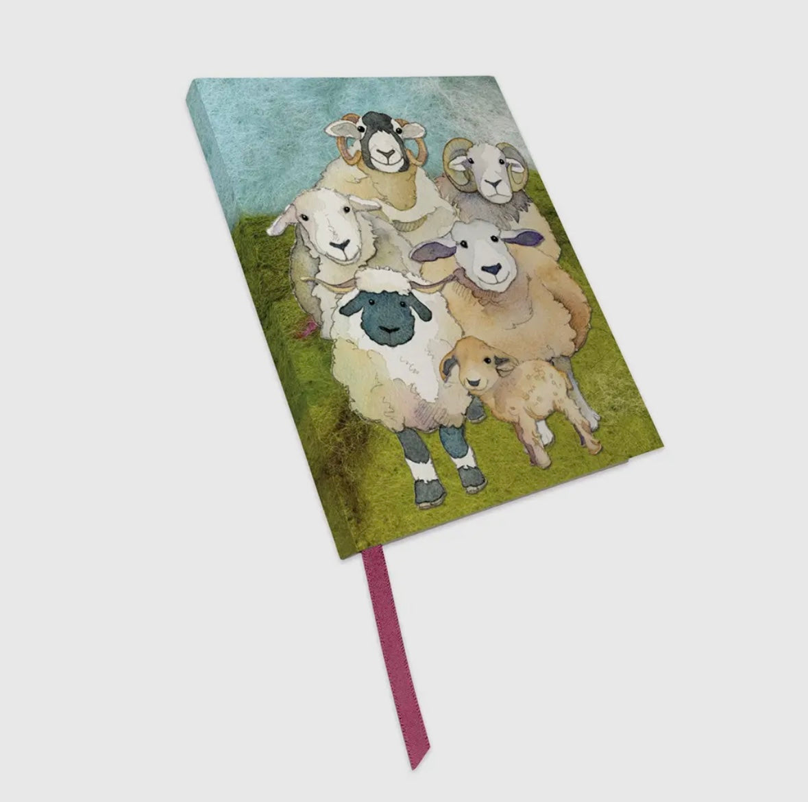 FELTED SHEEP BOUND NOTEBOOK