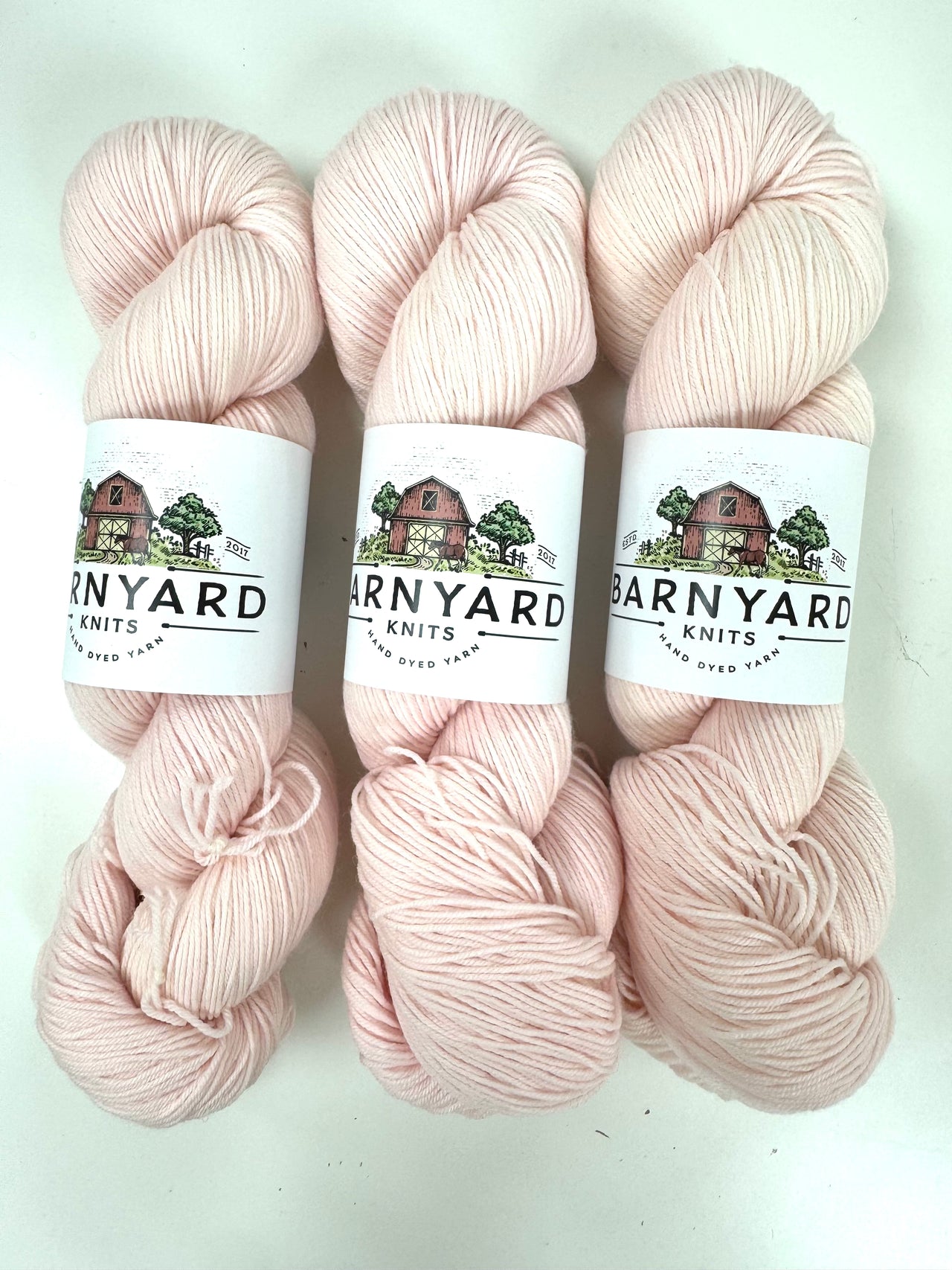 BALLET PINK SOCK/FINGERING TONAL