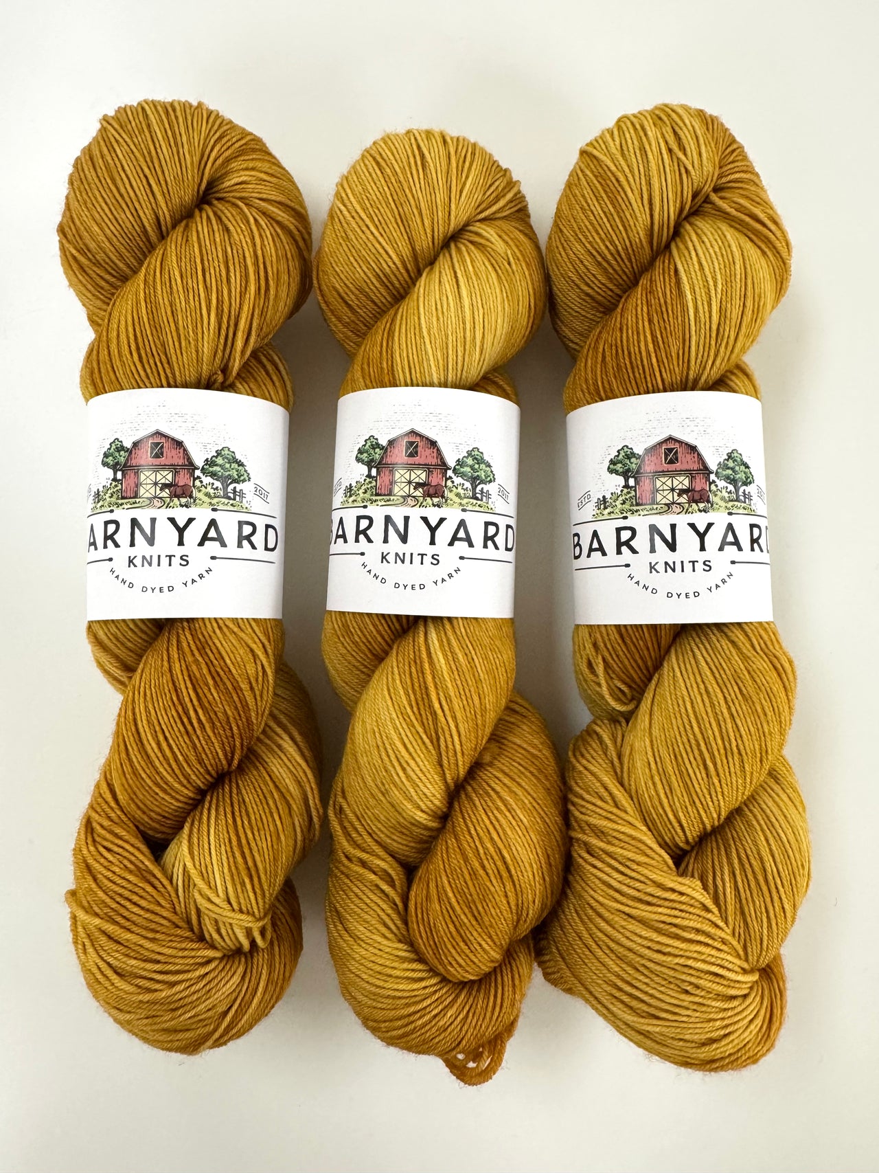 GOLD LEAF SOCK/FINGERING TONAL