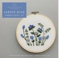 JARDIN BLUE EMBROIDERY