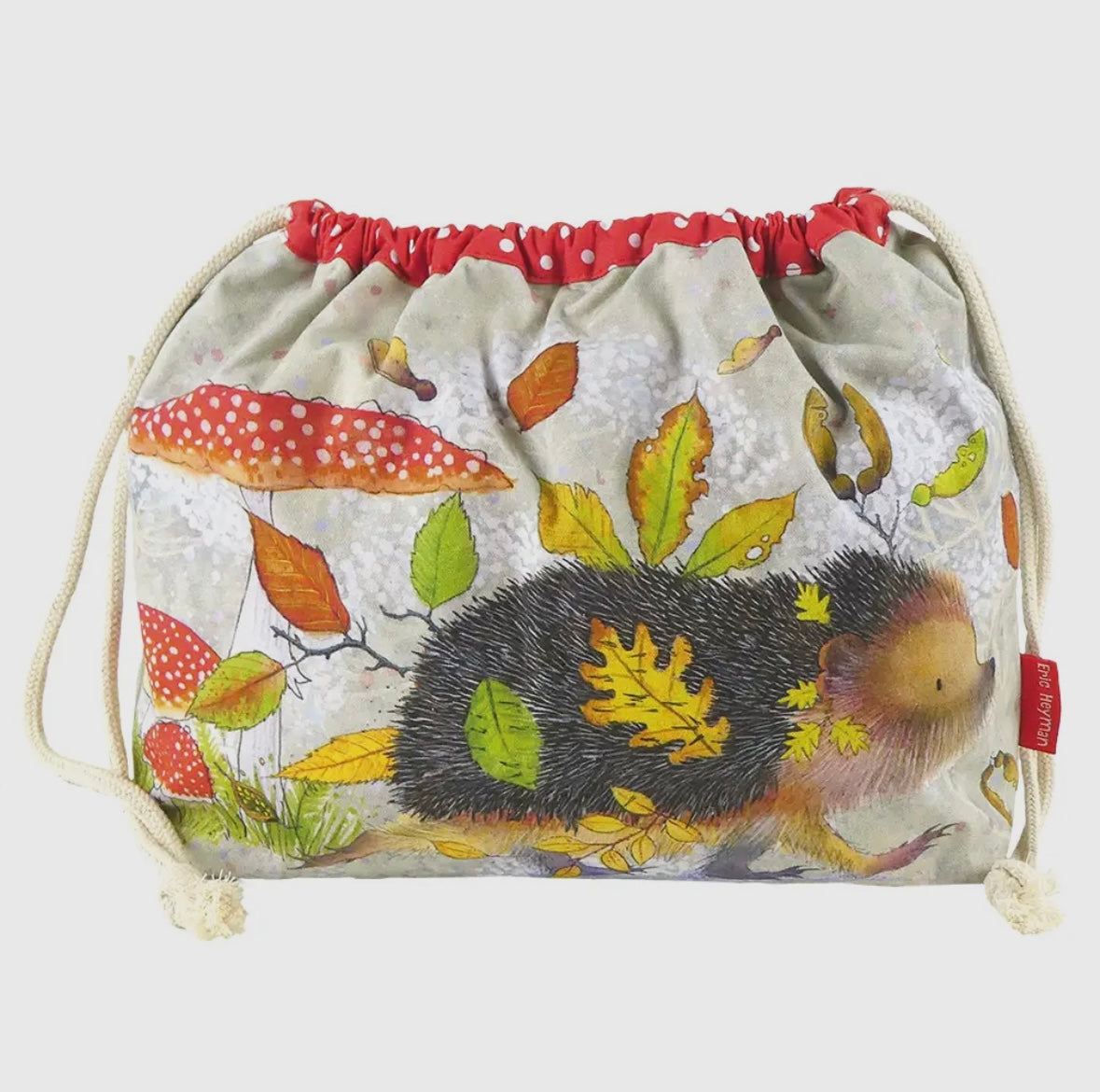HEDGEHOG DRAWSTRING BAG-EMMA BALL