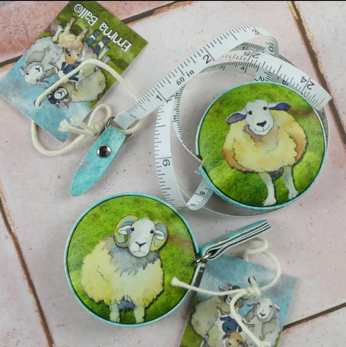 FELTED SHEEP TAPE MEASURE-EMMA BALL