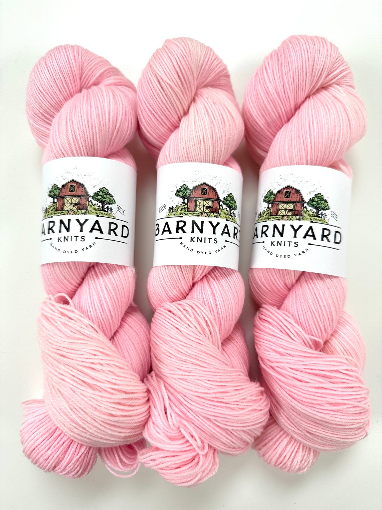 BALLET PINK SOCK/FINGERING TONAL