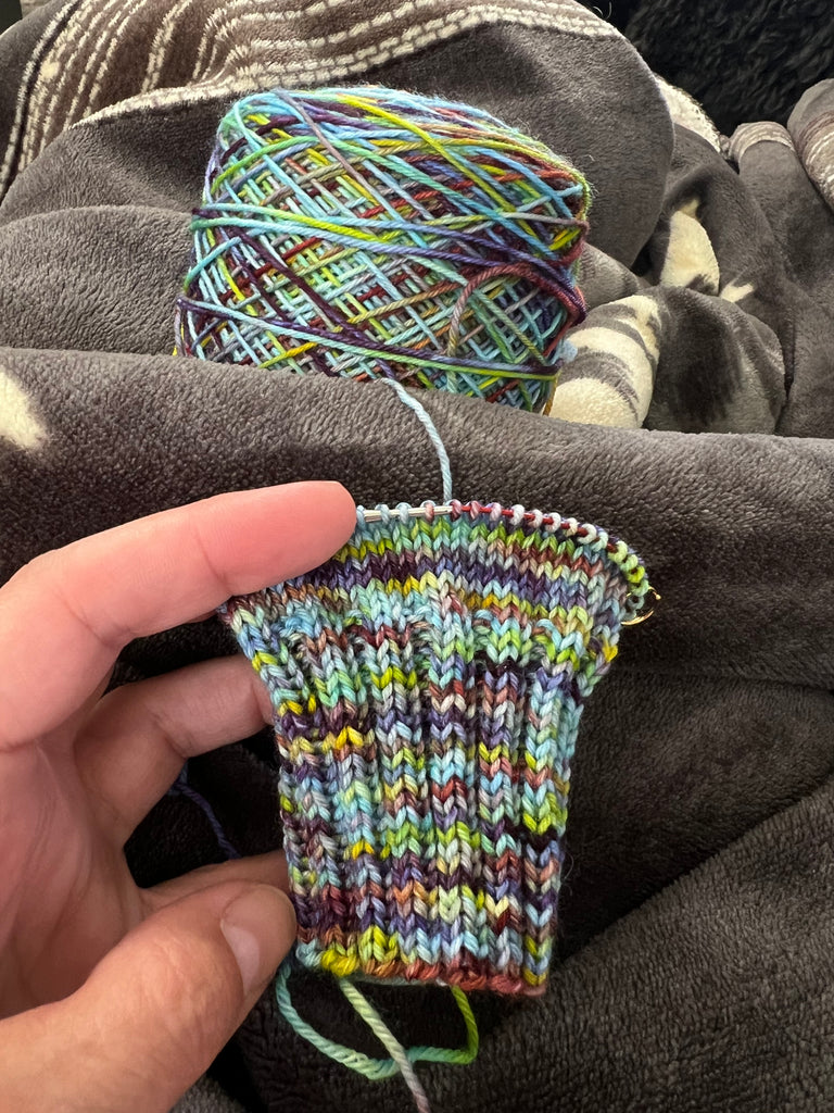 TROPICAL WATERFALL SOCK/FINGERING