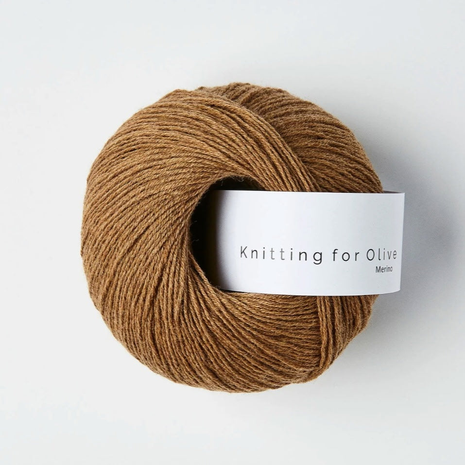Knitting for Olive Cotton Merino - NUT BROWN