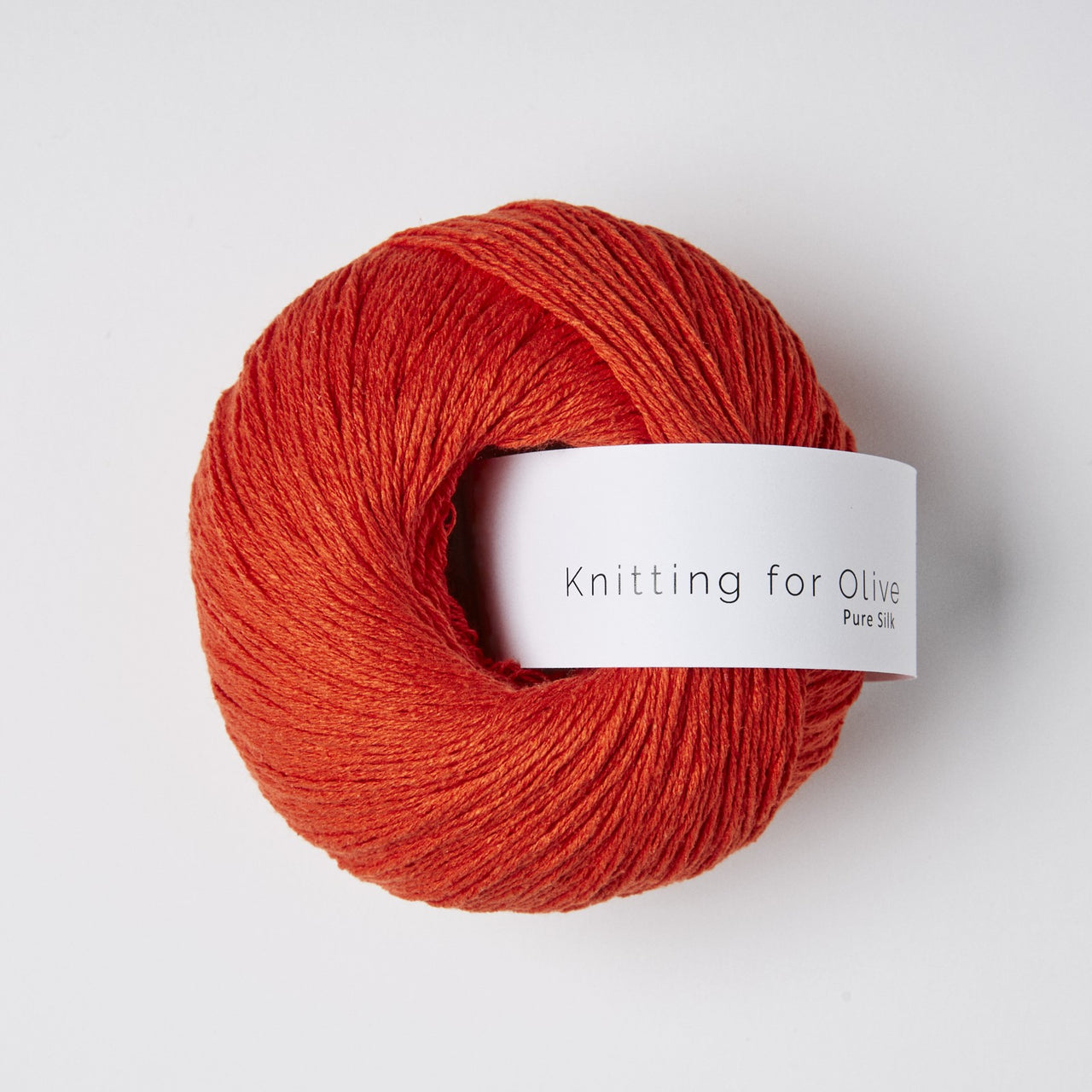 Knitting for Olive PURE SILK - BLOOD ORANGE