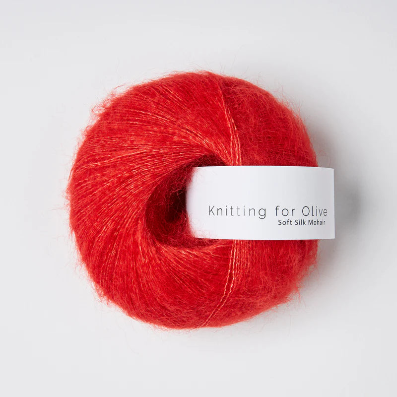 Soft Silk Mohair - RED CURRANT
