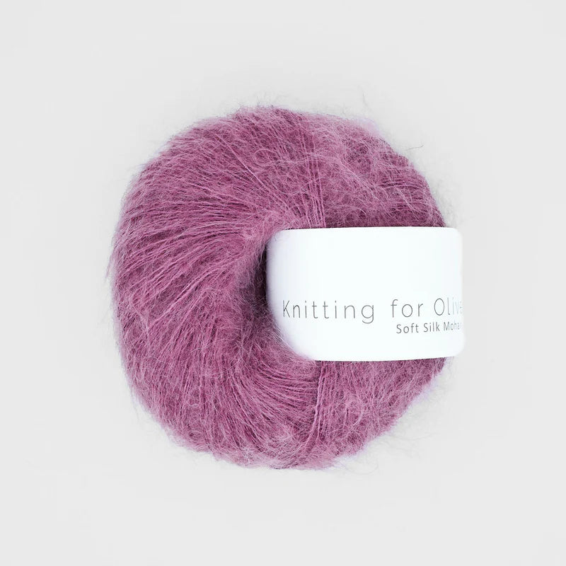 Soft Silk Mohair - BLACKBERRY ICE CREAM
