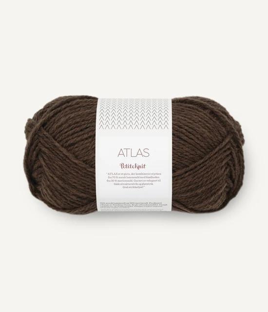 ATLAS PETITE KNIT2381 COFFEE HEATHER