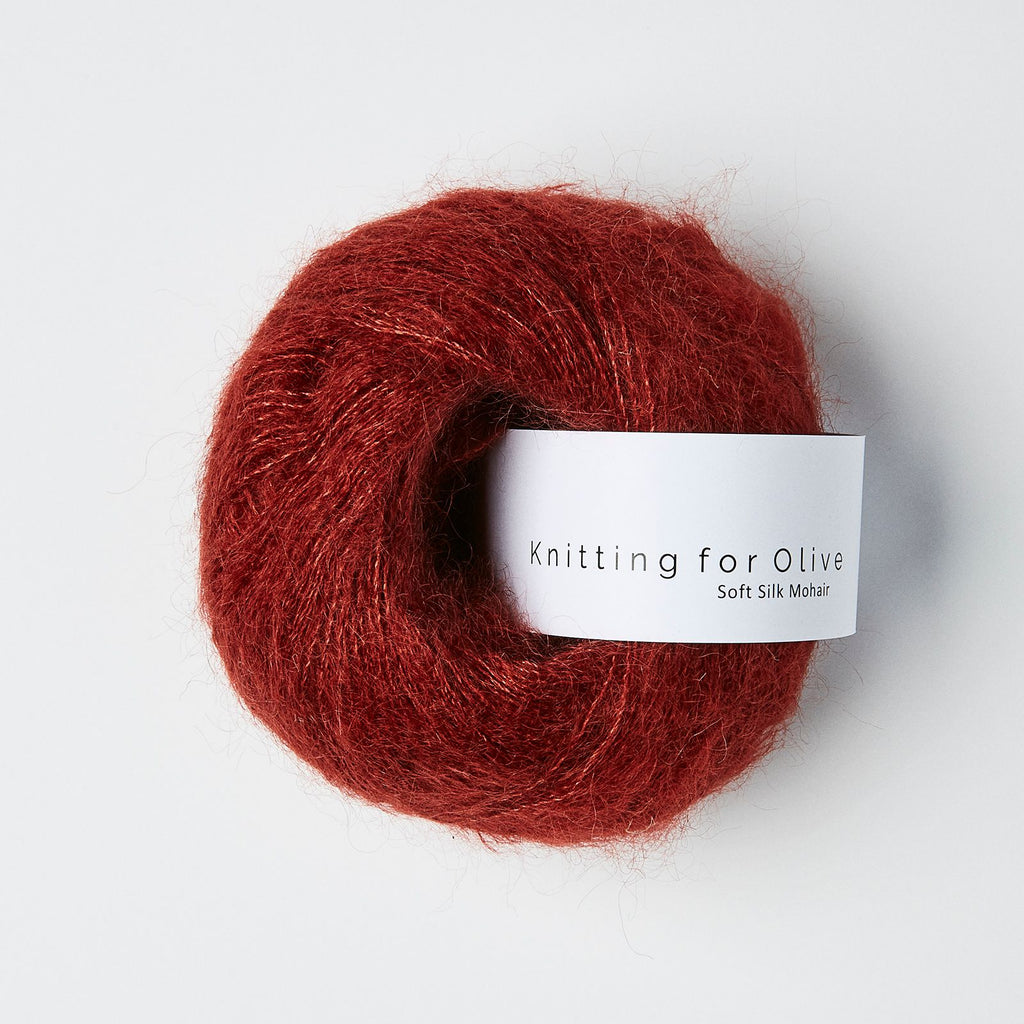 Knitting for Olive Soft Silk Mohair - CLARET