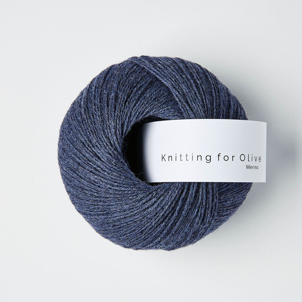 Knitting for Olive Merino - DARK BLUE