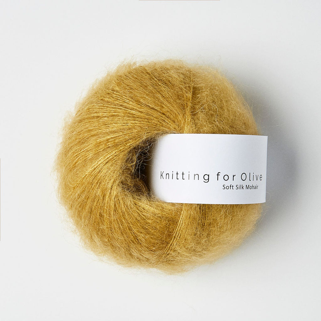 Knitting for Olive Soft Silk Mohair - DUSTY HONEY