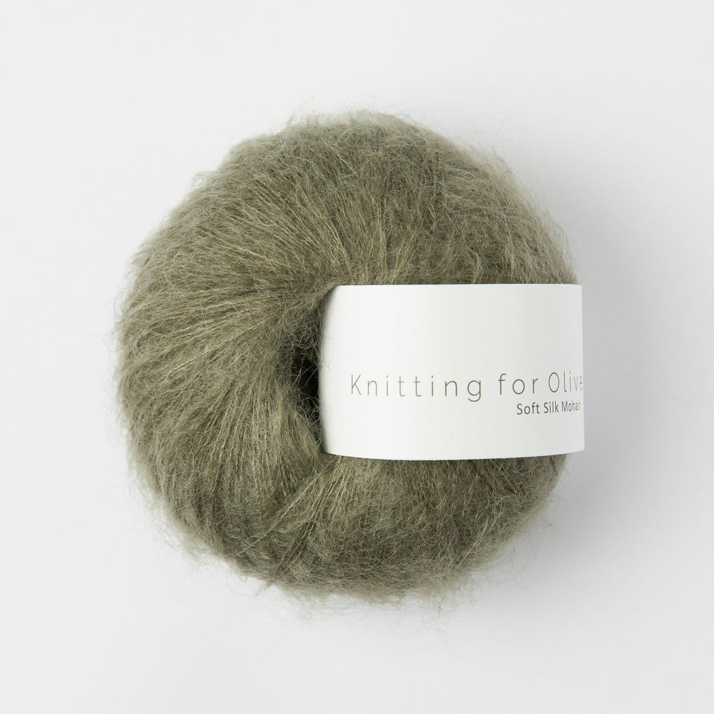 Knitting for Olive Soft Silk Mohair - DUSTY OLIVE