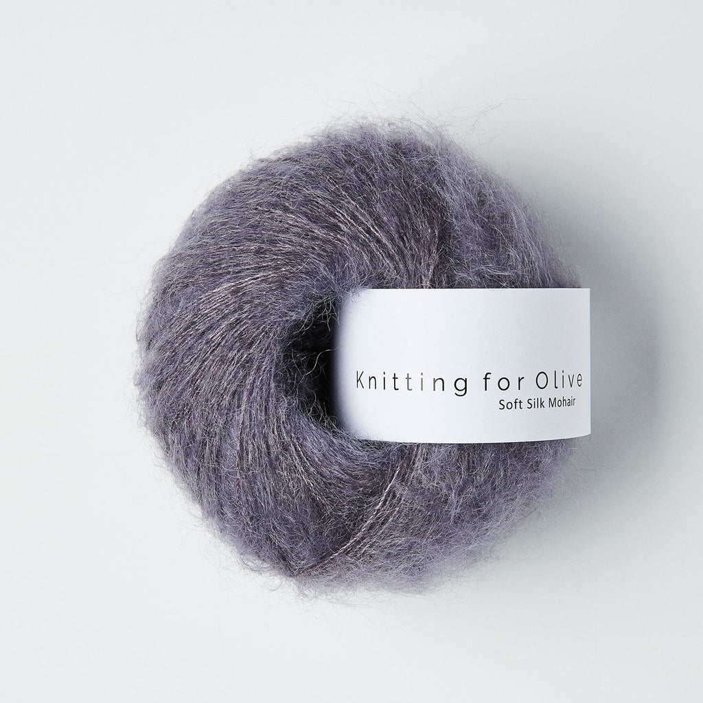 Knitting for Olive Soft Silk Mohair - DUSTY VIOLET
