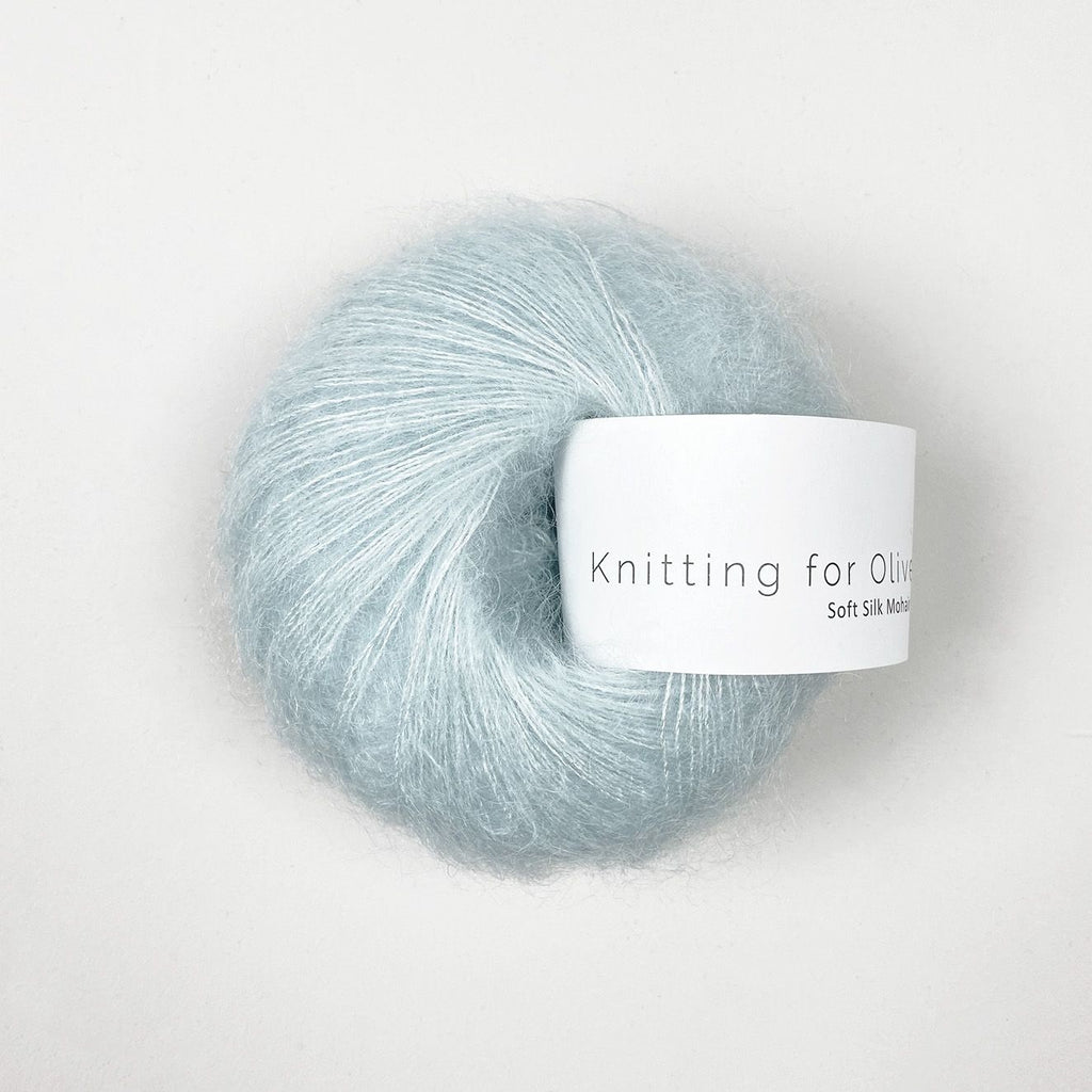 Knitting for Olive Soft Silk Mohair - ICE BLUE
