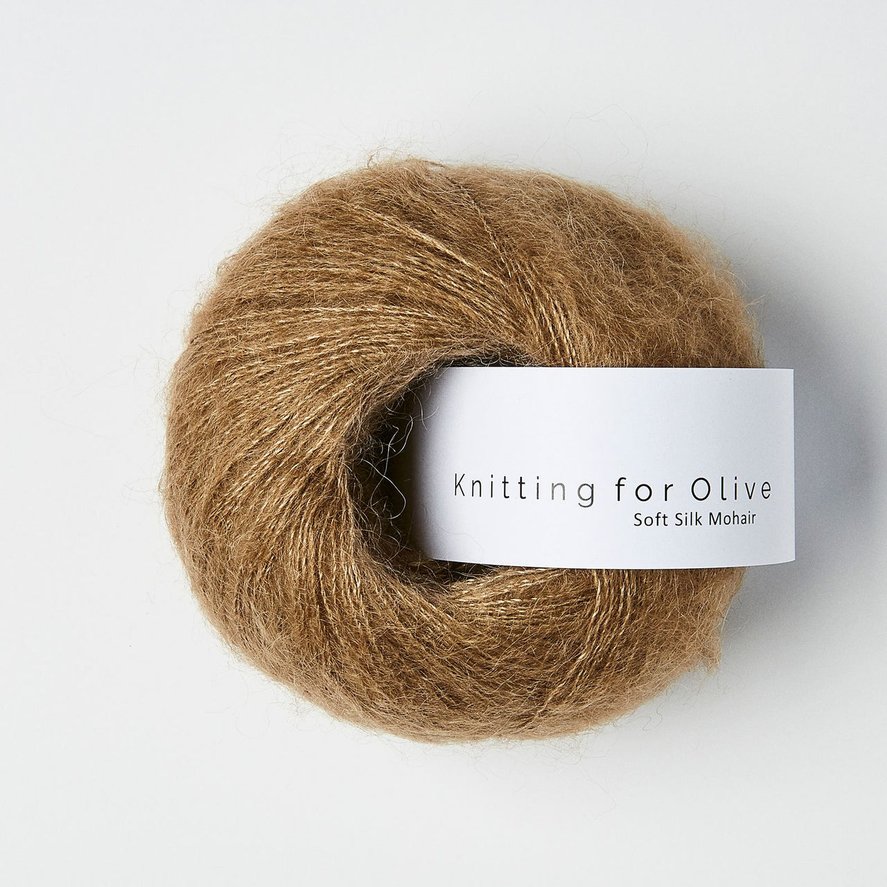 Knitting for Olive Soft Silk Mohair - NUT BROWN