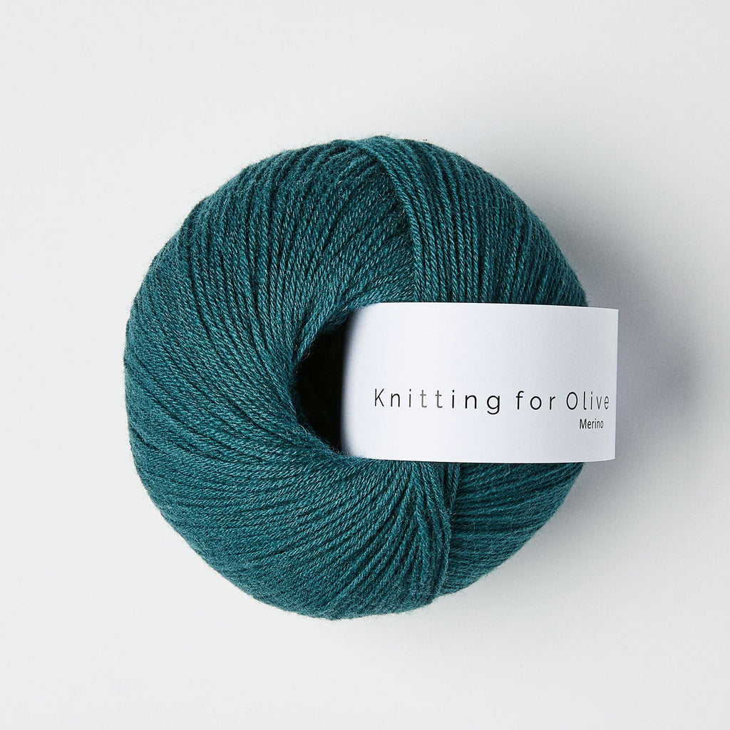 Knitting for Olive Merino - PETROLEUM GREEN