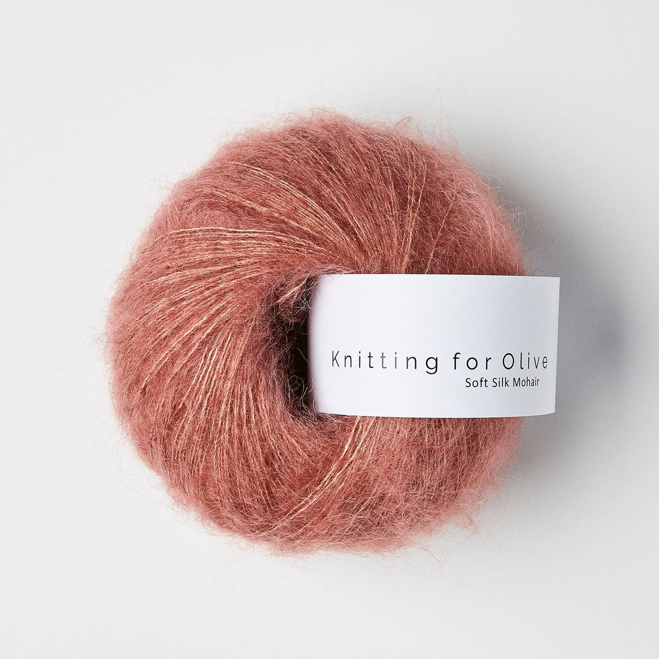 Knitting for Olive Soft Silk Mohair - PLUM ROSE