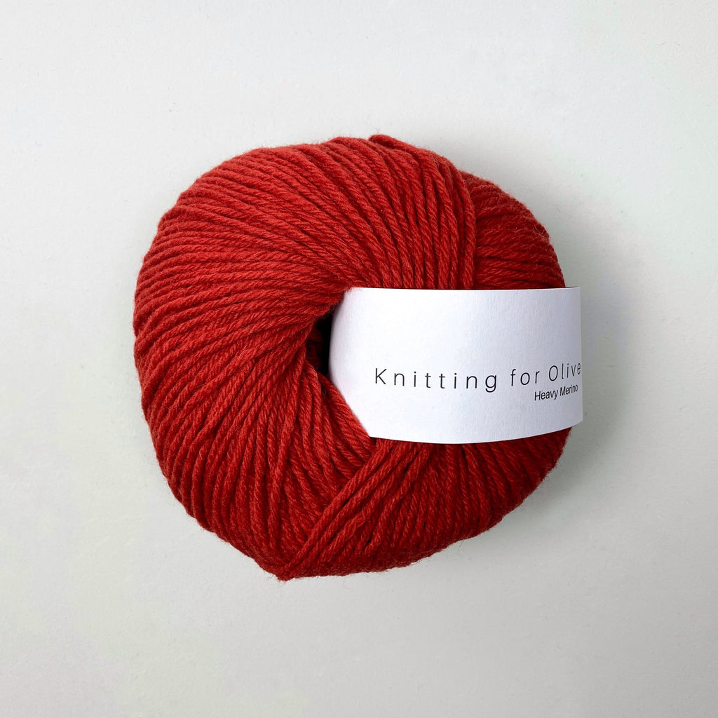 Knitting for Olive HEAVY Merino - POMEGRANATE