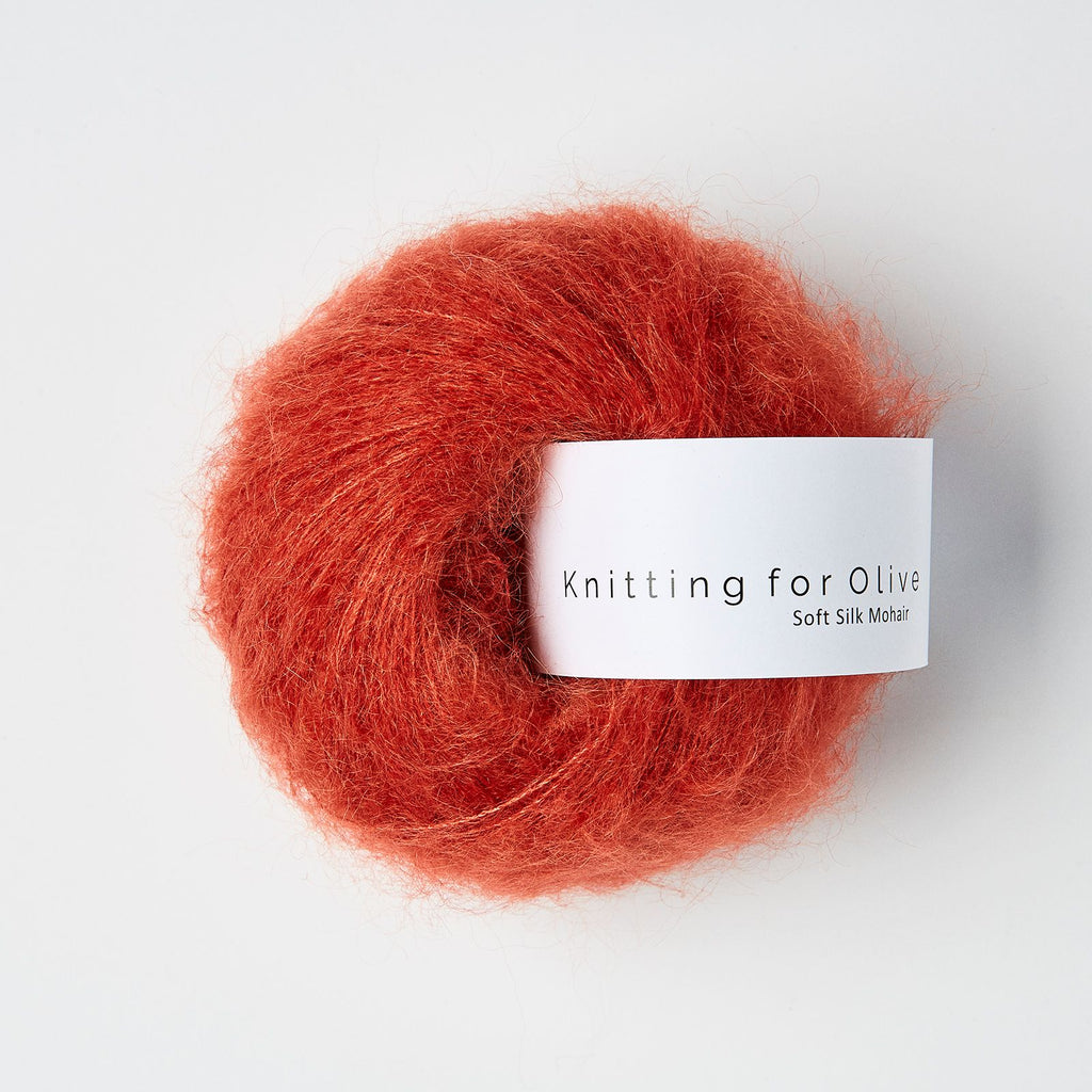 Knitting for Olive Soft Silk Mohair - POMEGRANATE