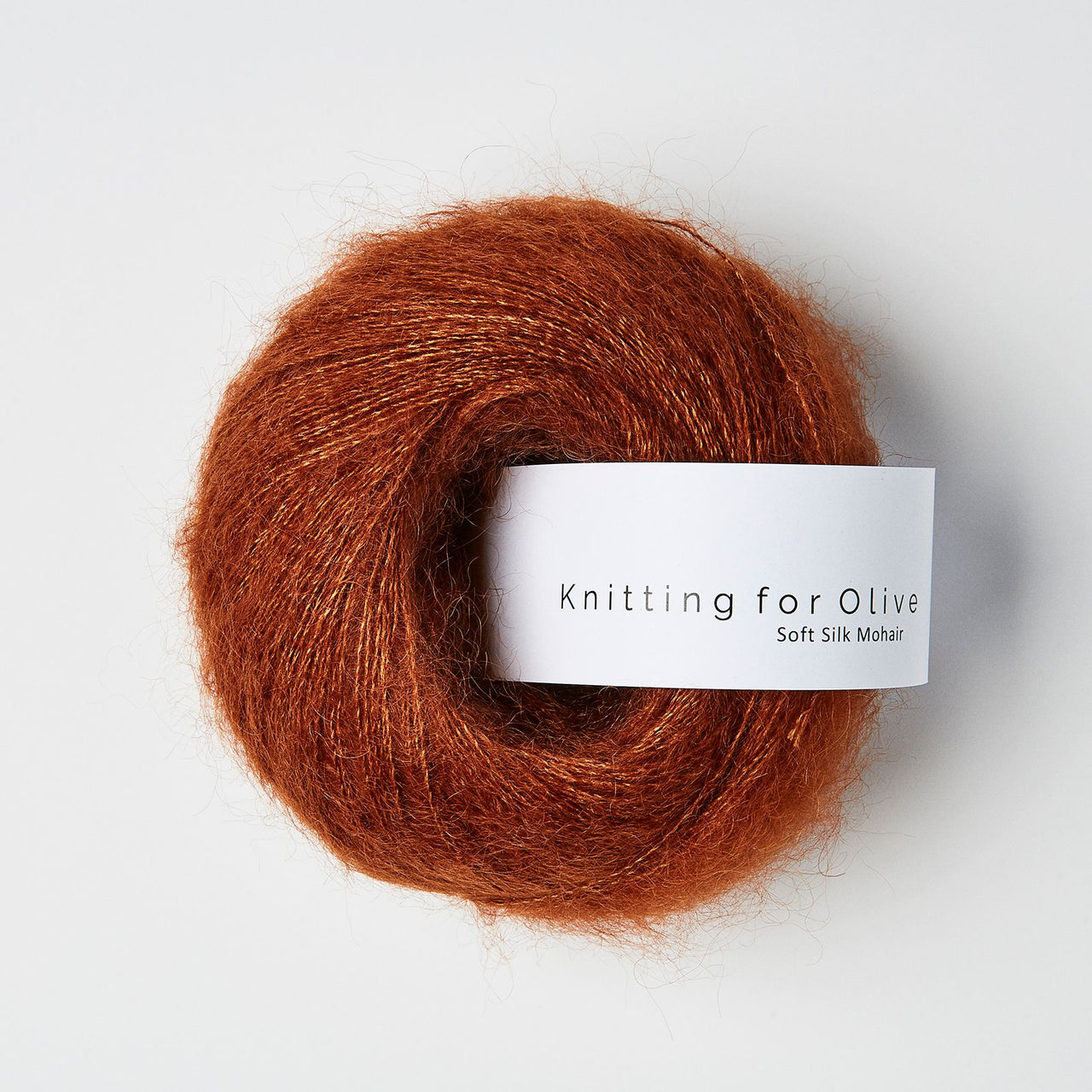 Knitting for Olive Soft Silk Mohair - RUST