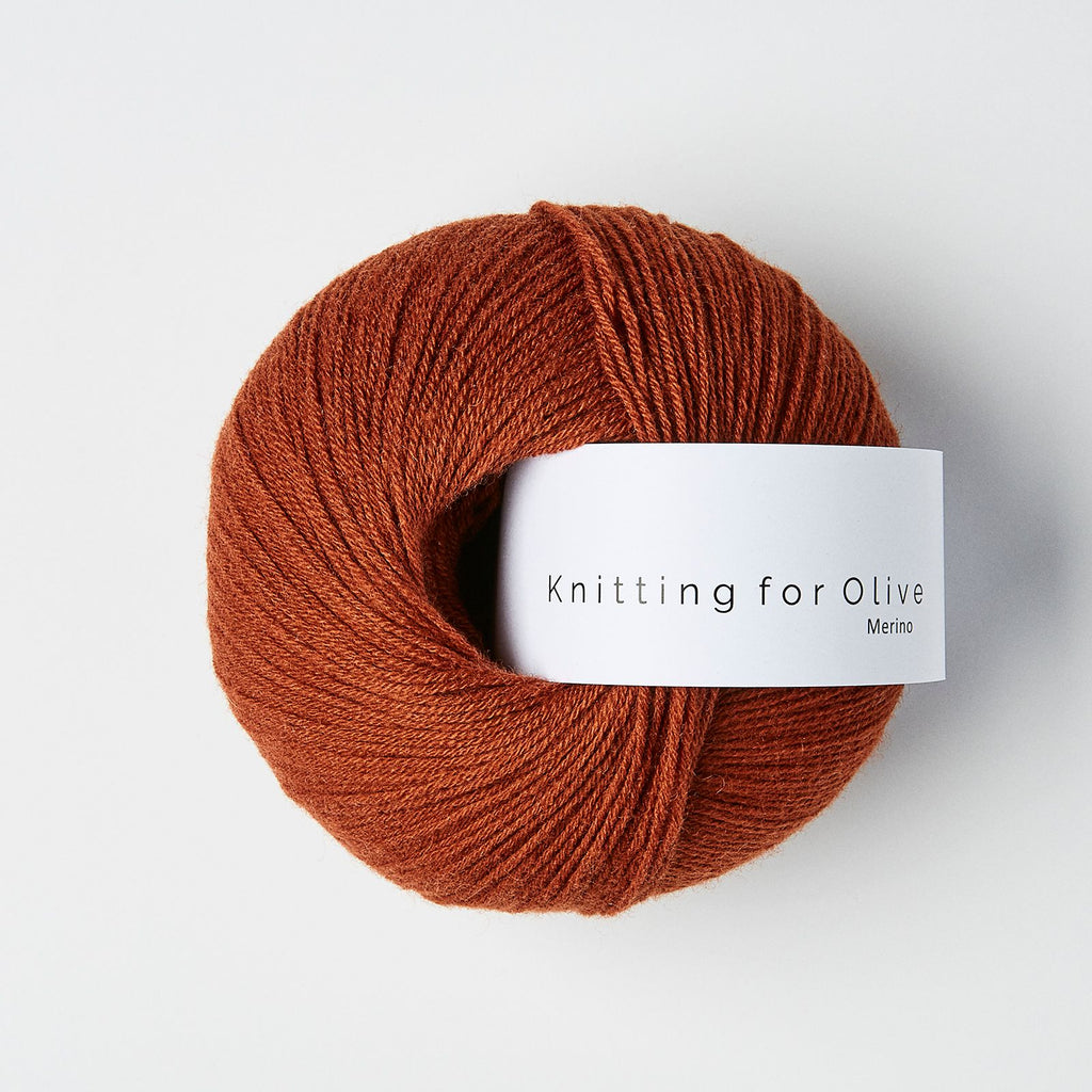Knitting for Olive Merino - RUST