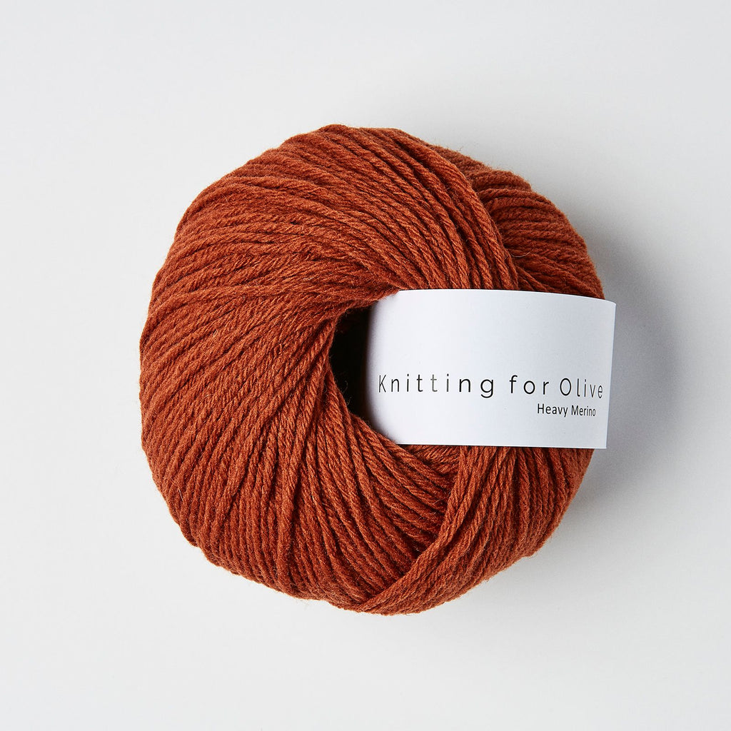 Knitting for Olive HEAVY Merino - RUST