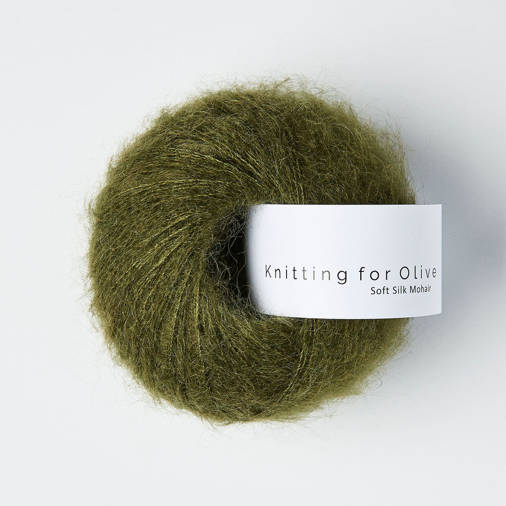 Knitting for Olive Soft Silk Mohair - SLATE GREEN