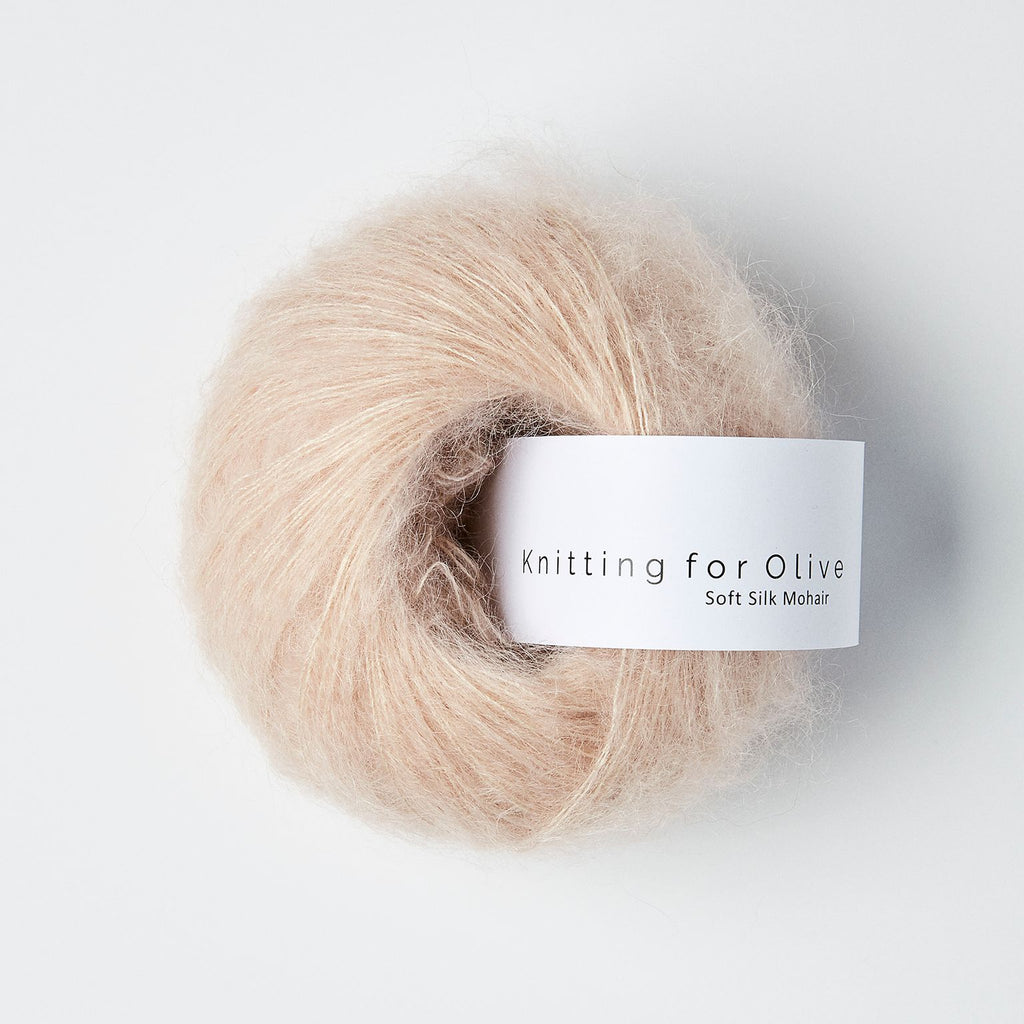 Knitting for Olive Soft Silk Mohair -SOFT ROSE