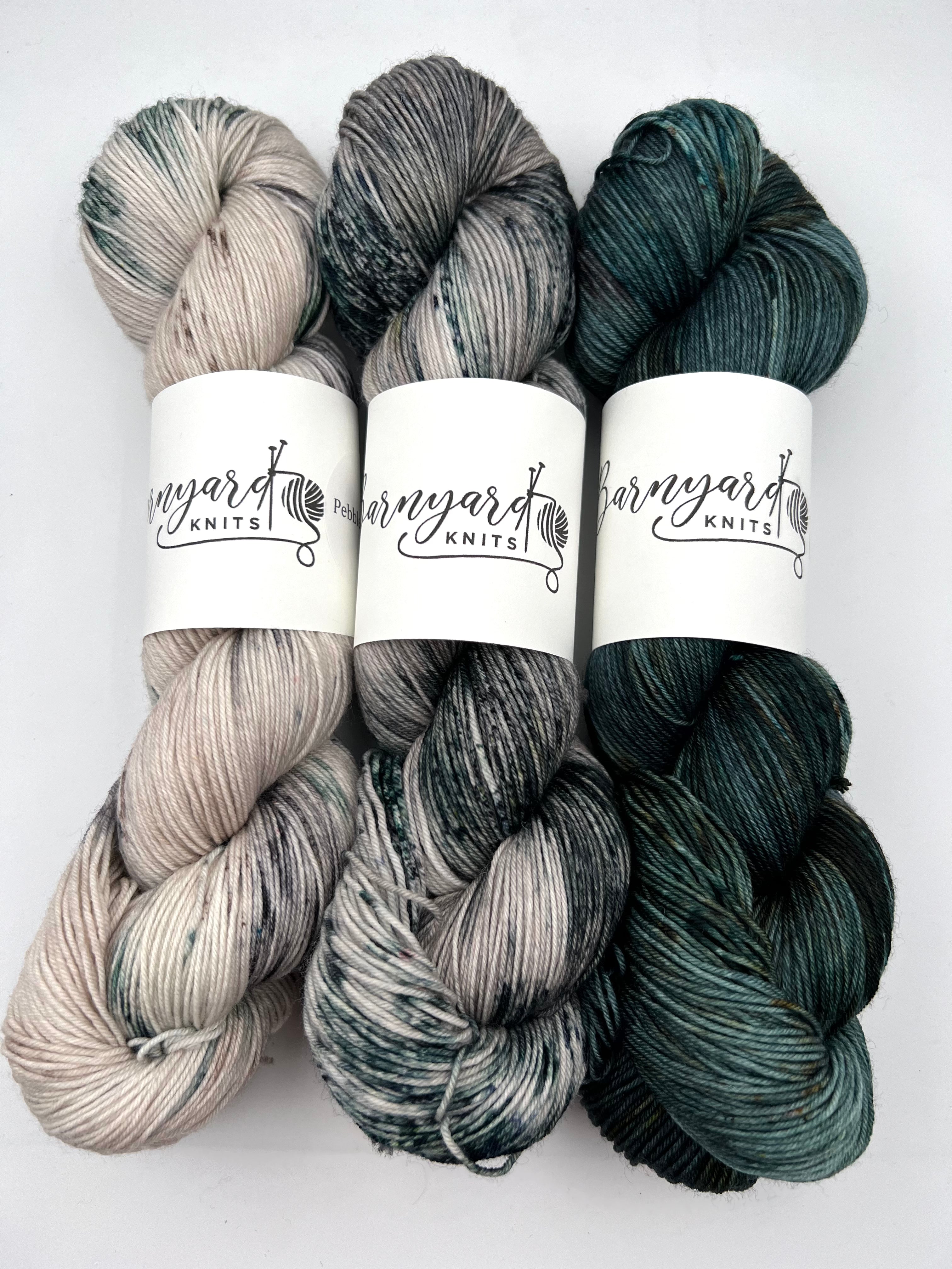 Barnyard Knits Fingering yarn - deals 3 skeins