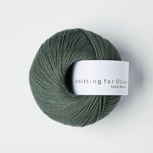 Knitting for Olive Cotton Merino - DARK SEA GREEN